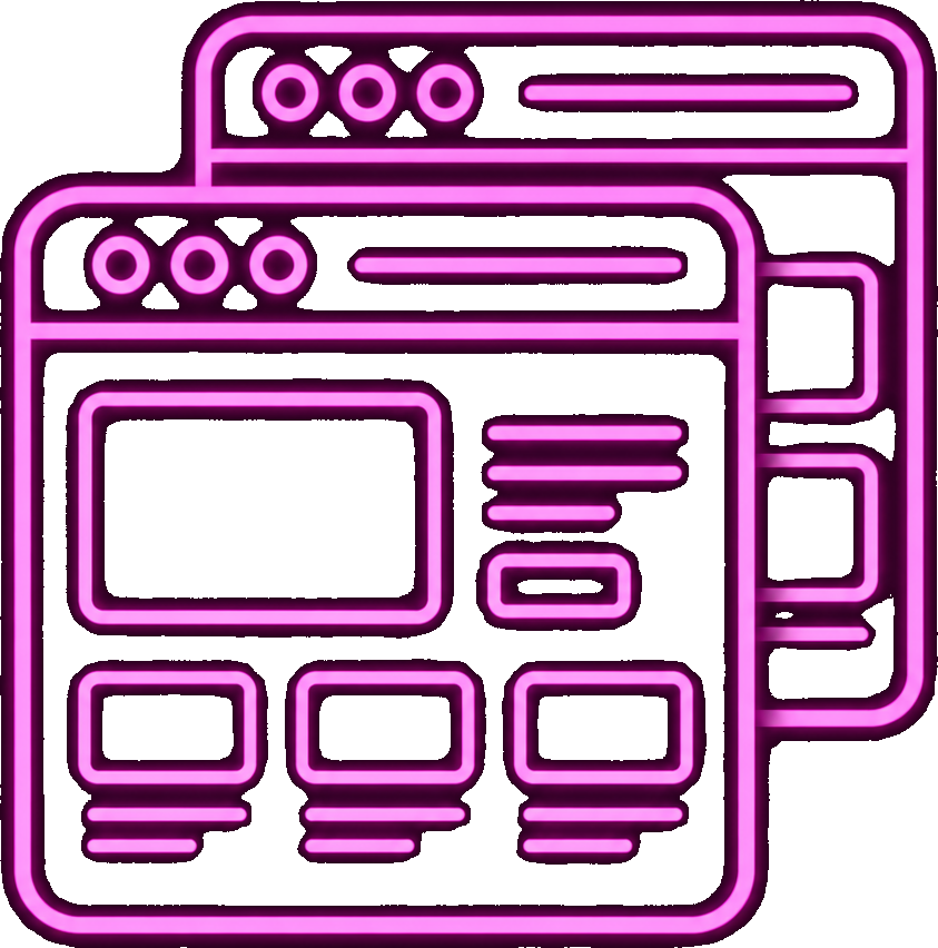 Landing plus one page icon