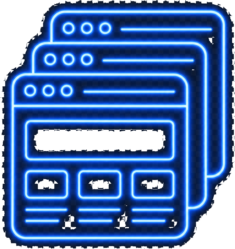 Landing plus two pages icon
