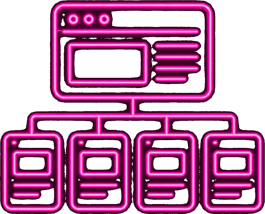Landing plus four pages icon