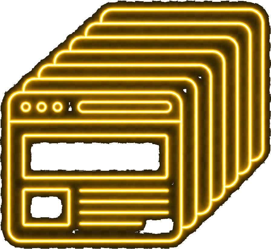Landing plus six pages icon